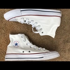 Converse Shoes - All-white Hightop converse Converse Shoes - All-white Hightop converse